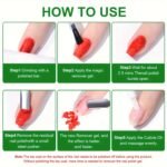 Twoing Professional Nail Art Gel Nail Polish Remover: Quickly & Easily Removes Uv Gel Polishes Within 2-3 Minutes, Magic Soak-Off Quick Nail Glue Remover No Need To Soak Or Wrap Nails - Image 10