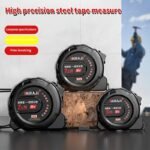 1Pc Oudisi High Precision Digital Tape Measure 3.0Meter/5.0Meter/7.5Meter/10.0Meter - Waterproof Abs Shell & Metal Shaft, Black Golden Heavy-Duty Measuring Tool For Woodworking, Construction, Diy Projects - Image 15