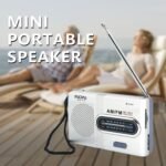 Portable Am Fm Radio - Mini Radio With Telescopic Antenna And Headphone Jack, Stereo Speaker Receiver Music Player - Image 9