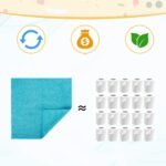40Pcs/20Pcs/12Pcs/ 4Pcs Of Microfiber Cleaning Cloth 40Pcs Of Cleaning Rags For Housekeeping, Kitchen, Car, Reusable, 5 Colors Randomly Mixed, Unspecified Color (Green/Blue/Yellow/Orange/Pink) - Image 16
