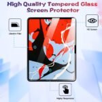 This Is A Pack Of 2 Tempered Glass Screen Protectors For Ipad Models Including The 11Th, 10Th, 9Th, 8Th, 7Th, 6Th, 5Th, Air 7, Air 6, Air 5, Air 4, Air 3, Mini 7, Mini 6, Mini 5, And Mini 4 (2018/2020/2019/2020/2022/2023/2024/2025) Pro/Air (7.9/8.3/9.7/10.2/10.5/10.9/11) Inches, Offering Scratch Resistance, 9H Hardness, And High Definition Clarity. - Image 13