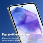 2Pcs 4K Ultra Hd Tempered Glass Screen Protector Suitable For Samsung Suitable For Galaxy S25/S24 Ultra/S23 Fe/S22/S21/S20 Plus Fe/A55/A35/A54/A53, Glossy Finish, 9H Hardness, Scratch-Resistant, Anti-Fingerprint, With Dust-Proof Application Kit - Image 5