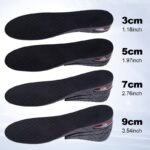 3-9Cm Invisible Height Increase Insole Cushion Height Adjustable Shoe Heel Insoles Insert Taller Support Absorbant Foot Pad - Image 4