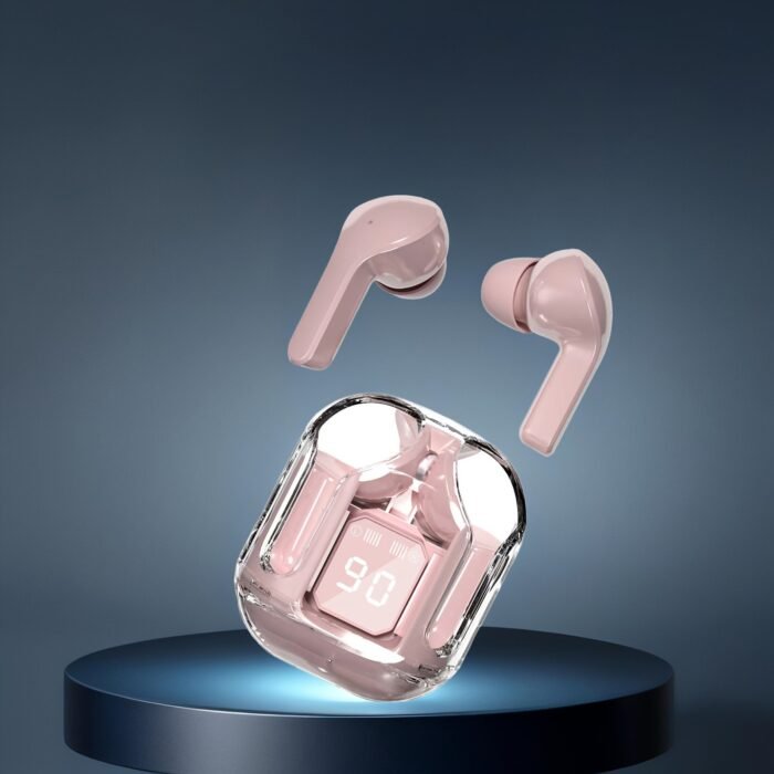 Wireless Earbuds Transparent Tws Silicone In-Ear Sports Gaming Headphones With Hifi Stereo Sound & Led Display - Perfect Gift For Birthday/Christmas/Girlfriend - Image 7
