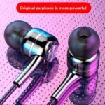 High Quality Semi-In-Ear Wired Headphones With Microphone - Perfect For Mobile Phones, Computers, Games, Karaoke, Wire Control With Microphone In-Ear, High Sound Quality, 3.5Mm Interface Universal, Unisex, Gifts For Boyfriends And Girlfriends, High-End Gifts, Cool Games For And Gifts, Hd Calls, Hifi Heavy Bass, Sports Running Jump Rope, High Appearance Level, Headset With Mic, Noise Cancelling Headphones With Microphone For Work, Headphones With Microphone Noise Cancelling, - Image 2