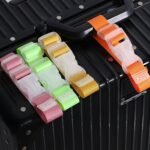 1Pc Colorful Nylon Luggage Strap, Adjustable Travel Suitcase Belt With Release Buckle, Easy To Carry, Practical For Car And Outdoor Travel Accessories, Travel Accessorie
