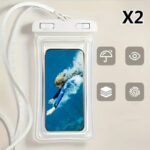 1/2/4Pcs Secure-Lock Summer New Ip65 Waterproof Cushion Surround Thick Waterproof Bag, Protects Up To 7-Inch Phones, Suitable For Swimming, Surfing, Rainy Day Outings, Beaches, Cruises, Skiing, And Other Water-Related Scenarios. - Image 13