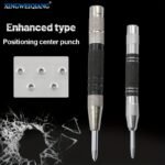 Automatic Center Punch: Adjustable And Strong Tool For Precise Drilling And Marking. Allows For Accurate Woodworking And Metalworking. - Image 8