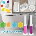 1Pc Toilet Flower Fragrance Bathroom Deodorizer & Bowl Cleaner Wand Refill - Sodium Bicarbonate-Based Gel, No-Residue Formula For Ceramic Surfaces, Fresh Scent, Easy-To-Use Bathroom Cleaning Tool, Toilet Cleaning Supplies, Sleek Design, Durable Construction - Image 14
