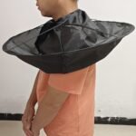 1Pc, Umbrella-Shaped Hair Cape, Professional Salon Hair Gown, Foldable Polyester Hair Hat, Easy To Clean, Durable Hair Salon Wrap - Image 7