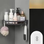 2Pcs Corner Shower Caddy - No-Drill Adhesive Bathroom Storage Rack, Wall-Mounted Organizer For Shampoo & Essentials - Image 5