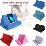 One Tablet Holder Designed For Use In Bed, A G-Shaped Pillow Stand Ideal For Reading Or Watching, A Versatile Pillow Holder For E-Readers, A Universal Phone Stand Suitable For Couches Or Cars, And A Book Pillow For A Comfortable Reading Experience In Bed.