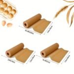 1 Roll Heavy Duty Non-Stick Parchment Paper For Baking, Grilling, Air Fryer & Steaming - Silicone Oil Resistant Baking Sheets For Chicken, Fish, Vegetables & More - Perfect For Holidays & Everyday Kitchen Use - Image 4