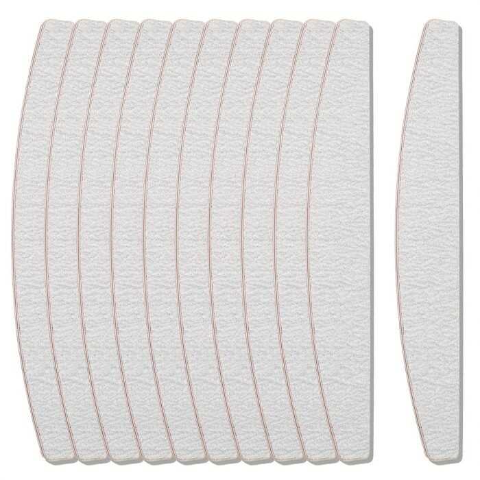100/180 Density Frosted Nail File And Buffer Professional Double-Sided Emery Plate Acrylic Nail Repair Tool - Image 6