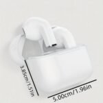 Latest Model Of True Wireless In-Ear Smart Mini Headphones Featuring Comfortable Design, Ideal For Music Lovers. These Tws Earbuds Offer High-Fidelity 9D Stereo Sound And Hd Calling Capabilities, Compatible With Both Android And Iphone Devices, Perfect For Sports And Even Sleeping. - Image 2