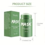 Maxylva Unisex-Adult Clay Mask Stick - Moisturizing, Deep Cleansing, Paraben-Free For All Skin Types, Green Tea Scented, Beauty Care - Image 5