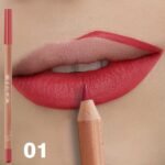 1Pc Matte Lipstick & Liner Pen, Waterproof, Long-Lasting, Non-Stick, Berry Shades For All Skin Types, Makeup Pencils For Women, Pudaier - Image 3