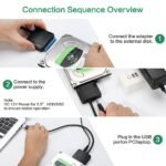 Sata To Usb 3.0 Adapter Cable For 6.35/8.89 Cm Hdd/Ssd - High-Speed Data Transfer, Uasp Support, External Hard Drive Converter With Dual-Interface (Usb 3.0 & Sata), No Battery Needed, Easy Installation, Data Transfer Cable | Sata Interface | Durable Cable - Image 9