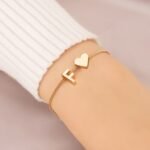 Letter Mini Love Heart Thin Chain Bracelet Simple Minimalist Hand Chain Jewelry Decoration Gift Birthday Gift - Image 14