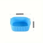 1Pc Reusable Silicone Air Fryer Liners - 20.32 Cm Square For 4-7 Qt Air Fryers - Air Fryer And Microwave Safe - Easy Cleaning And Non-Stick - Perfect For Healthy Cooking - Image 2