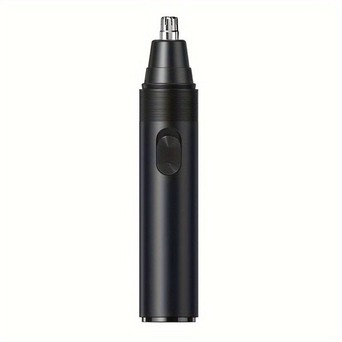 1Pc Nose Hair Trimmer, Professional Painless Nose And Ear Hair Trimmer For Women Men, Stainless Steel Head Nose Hair Remover, Battery Powered Nose And Ear Hair Trimmer - Image 4