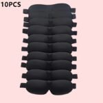 1/3/5/10 Pack Sleep Pure Black 3D Contoured Eye Mask - Pure Blackout, Soft Comfortable Ergonomic Design, Hypoallergenic & Fragrance-Free For Adults, Men & Women - Travel, Home, Office Use, Sleep Enhancement | Modern Sleepwear | Skinfriendly Material, Sleep Mask Father'S Day, Mother'S Day Gift - Image 7