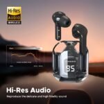 Lan Xun New Wireless Earphones With Ultra-Long Battery Life Sports Game Mini Dual Stereo In-Ear Universal Earbudstransparent Wireless Earbuds Wireless 5.3 Headphones With Enc Noise Canceling Earphones, Hifi Dual Stereo Microphone Mini In-Ear Earbuds With Charging Case And Led Digital Display Sports Headset - Image 4