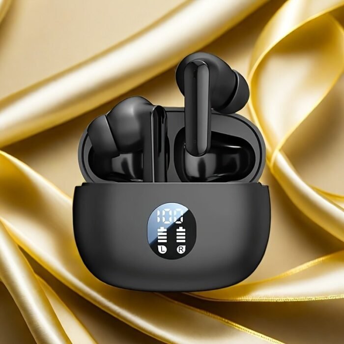 Touch Control Wireless Earbuds With Led Display - Hifi Stereo Sound, Lightweight & Compact Design For Gaming, Running & Cycling - Image 1
