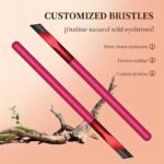 2Pcs Wild Eyebrow Brush Square Multifunctional Stereoscopic Painting Hairline Eyebrow Paste Concealer Eyebrow Brush Brow Makeup Brushes Makeup Tool,Drawing Wild Eyebrows And Other Eyebrow Shapes To Create A Sophisticated Makeup Look - Image 5