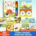 Magic Farm, 30+ Farm Animals Scenes, Diy Coloring Book For Finger Painting, Toys, Crayola Color Wonder Mess Free Fingerprint Ink Painting Activity Set, Finger Painting Alternative, Toddler Coloring, Travel Activity, Gift For Toddlers, Classroom Resources Primary, Colouring Books, Bear Tale?