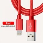 3.3Ft/6.6Ft/9.9Ft Usb Fast Charging Data Cable - For Iphone 14/13/12/11 Pro Max/12 Mini/Xr/Xs/X/8/7/6 Plus/Se For Ipad - Image 19