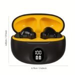 Lan Xun 2025 New Generation Wireless Earbuds- Earbud Headphones With Led Display, Hi-Fi Hd Stereo Sound, Sweat-Resistant Design For Sports, Music, And Gaming, In-Ear Design, Advanced Technology, Wireless Connectivity, And Rapid Usb Charging, Monster Earbuds, Wireless Headphone, Wireless Earbuds Noise Cancelling, Headphones Wireless Noise Cancelling, Button Headphones Wired, Gaming Earbuds, Sports Earbuds, Sleek Design, Modern Earbuds, Premium Audio, Highquality Sound, - Image 4
