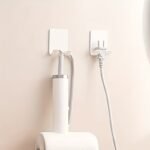 1/2/3Pcs Simple Wall-Mounted Shaver Holder Rack, Durable Plastic, Fashion Bathroom Storage Rack, For Men And Family Gift - Image 8
