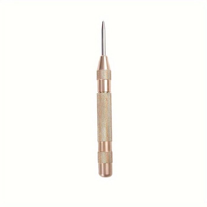 5-Inch Spring-Loaded Automatic Center Punch - Steel, Precision Marking & Hole Starter Tool - Image 6