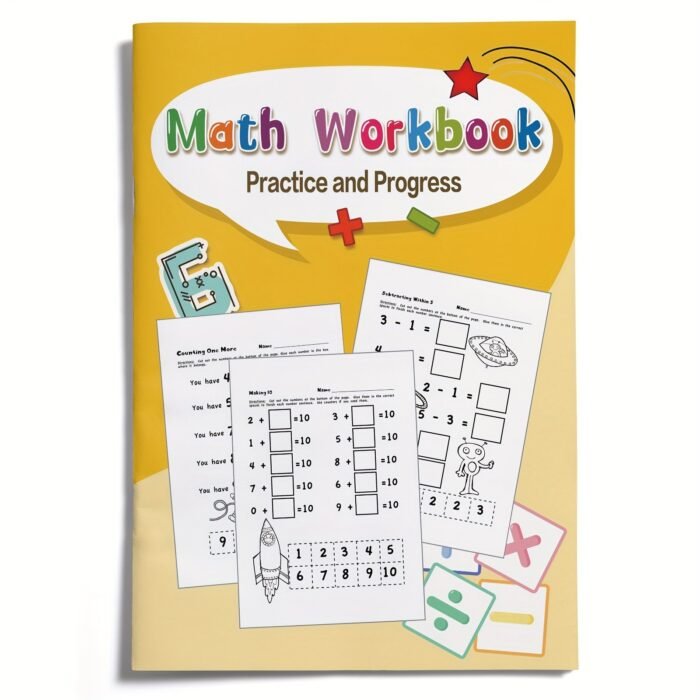 Kids' Calculation Book: Color & Write To Master Addition And Subtraction - Image 2