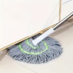 Hands-Free Self-Wringing String Mop For Easy Cleaning - Versatile Wet And Dry Rotary Mop For Living Room, Bedroom, Toilet, Kitchen, And Floor Surfaces - Image 2