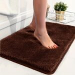 1 Thickened Microfiber Fluffy Long Plush Soft Comfort Mat Bathroom Rug Non-Slip Bath Door Mat For Bedroom Living Room Kitchen Floor Mat, Shedding And Fade-Resistant - Image 9