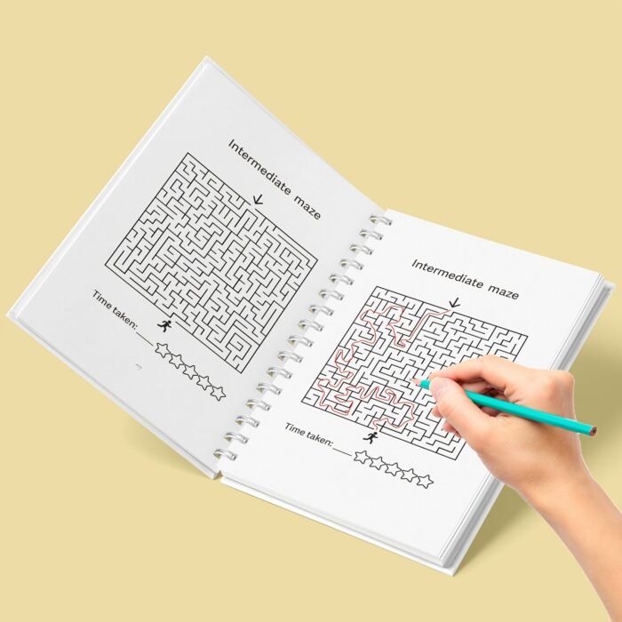 1Pc Enhancing Cognitive Skills: Puzzle Adventures In Mazes For Children Aged 6-9 - Image 2