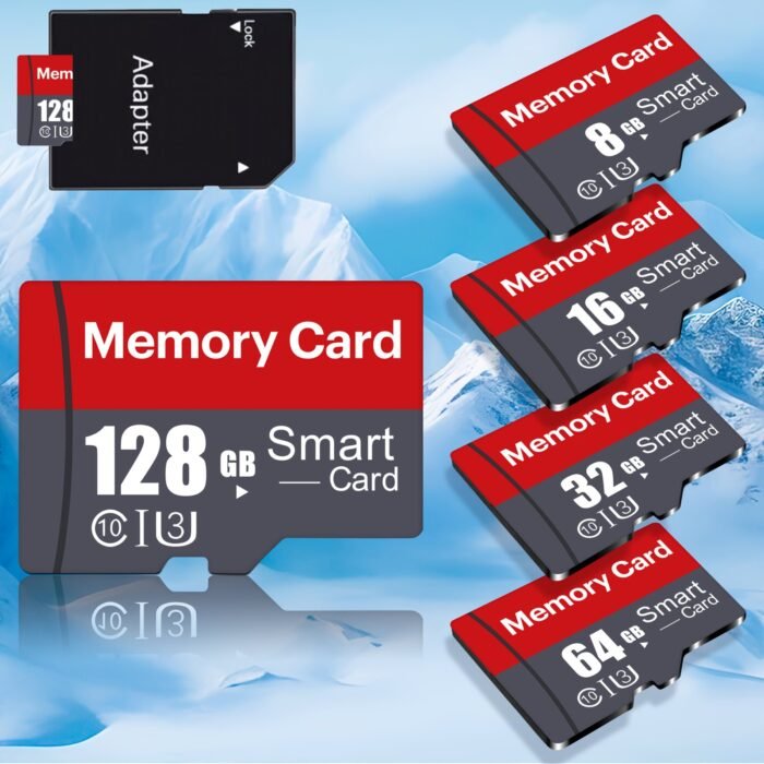 128Gb/64Gb/32Gb/16Gb/8Gb High-Speed Micro Sd Card, Uhs-I Class 10, 4K Uhd Video Compatible, With Transfer Monitoring, For Dash Cam, Body Cam, Action Cam, Surveillance & Security - Image 1