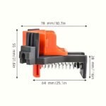 Functional Design Heavy-Duty Red Plastic G-Clamp For Woodworking - 52Mm Thickened Right Angle Clamping Pressure, No Assembly Required, Perfect For Picture Frames & Fish Containers, Woodworking Clamps - Image 2
