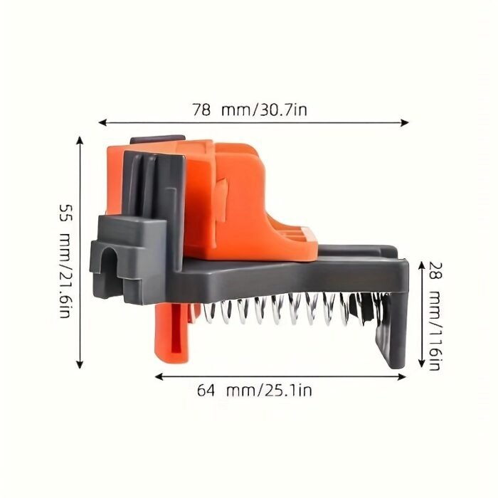 Functional Design Heavy-Duty Red Plastic G-Clamp For Woodworking - 52Mm Thickened Right Angle Clamping Pressure, No Assembly Required, Perfect For Picture Frames & Fish Containers, Woodworking Clamps - Image 2