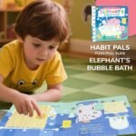Elephant'S Bubble Bath Lift-The-Flap Books, Good Bath Habit Formation For Kid, Cute Illustration Style, Interactive Picture Push-Pull Book, Early Education Enlightenment, Best Birthday Gift, Bear Tale - Image 9