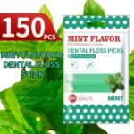 50/150/450/1050Pcs Ultra Thin Mint Disposable Dental Floss Sticks - Portable Dental Floss Sticks Must Carry When Going Out - Safe And Convenient For Traveling And Hygiene - Image 5