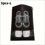 10/5Pcs Multi-Color Shoes Storage Bag Closet Organizer Non-Woven Travel Portable Bag Clothing Classified Hanging Bag, Hanging Shoe Organizers - Image 14