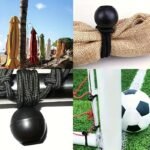 20Pcs Durable Black Ball Bungee Cord - Versatile Elastic Rope Strap With Plastic Ball For Secure Camping, Tent, Trampoline & Beach Net, Foldable & Adjustable Height, Camping Accessories, Tent Straps, Foldable Design, Sturdy Construction - Image 5