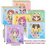 Educational Diy Princess Sticker Activity Book - Magic Dress Up Stickers Set For Toddler Girls Age 3+, Creative Craft Activity Gift, Birthday Party Favors Chinese Version - Image 2