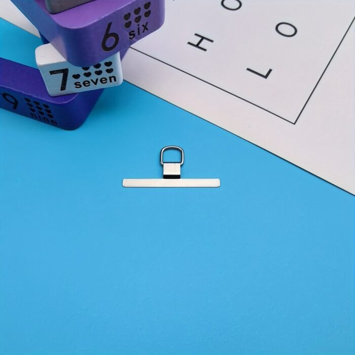 1Pc Stainless Steel Lanyard Connector, Mobile Phone Anti-Loss Tether Patch Gasket For Phone Case - Durable And Secure Accessory - Image 9