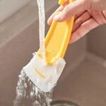 1Pc Durable Silicone Kitchen Scraper - Non-Stick, Easy To Clean, Oil-Proof Cooking Spatula For Baking, Grilling, And Frying - No Battery Needed, Durable Plastic Material - Image 9