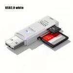 2-In-1 Usb 2.0 Card Reader Computer Tf Sd Card High Speed Reader2.0 Encapsulated Ic Multi-Function Card Reader