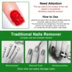 Twoing Professional Nail Art Gel Nail Polish Remover: Quickly & Easily Removes Uv Gel Polishes Within 2-3 Minutes, Magic Soak-Off Quick Nail Glue Remover No Need To Soak Or Wrap Nails - Image 4